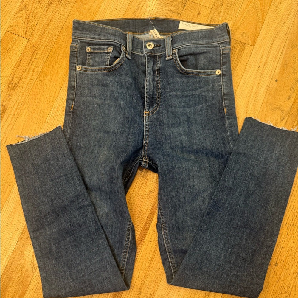 rag & bone Blue Skinny Jeans